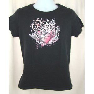 Daytona Angel 2010 SHIRT T-shirt SIZE Biker Wings XL Xtra Large Black SS New